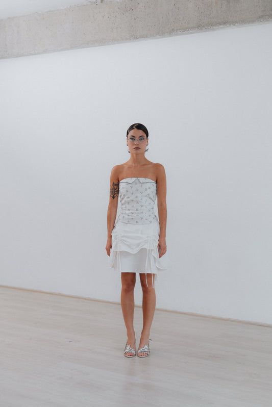  Corset Beach Hustler (flors / gris)